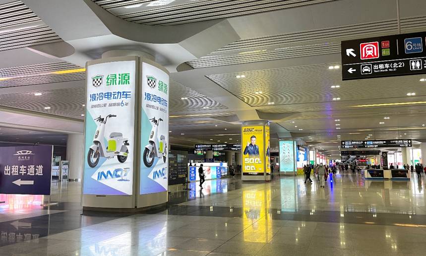 杭州东站灯箱广告