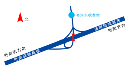 济南绕城高速跨线桥广告