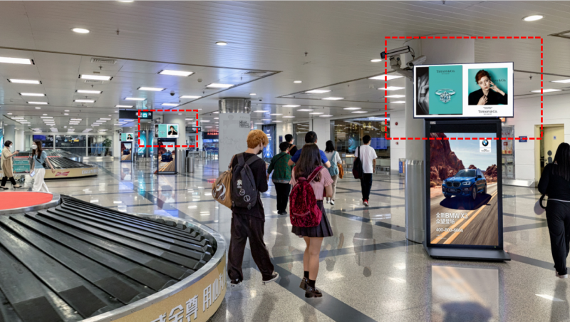 厦门高崎国际机场国内、国际、出发、到达机场电视广告