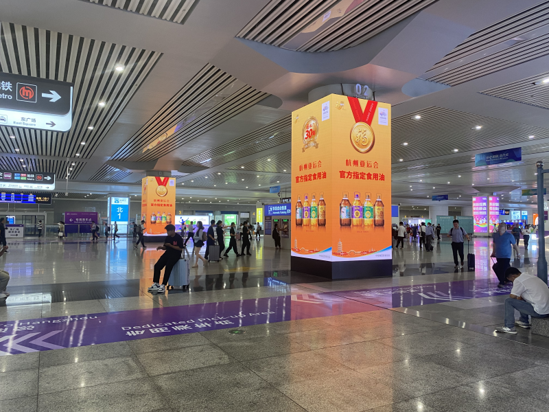 杭州LED包柱屏广告