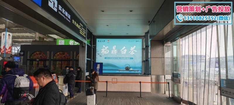 南侧高架入口门斗墙体东-灯箱