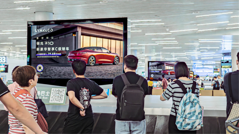 广州白云国际机场T2国内行李转盘电子媒体套装